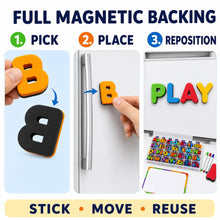 Magnetic Alphabet Letters, 234-Piece Foam Set with Board and Case - image 6