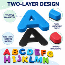 Magnetic Alphabet Letters, 234-Piece Foam Set with Board and Case - image 7