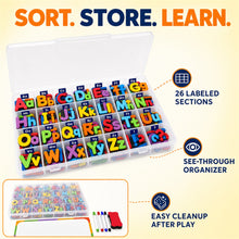 Magnetic Alphabet Letters, 234-Piece Foam Set with Board and Case - image 8