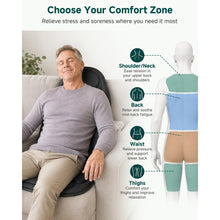 Heated Massage Seat Cushion with 6 Vibration Motors and 4 Zones - image 4