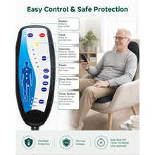 Heated Massage Seat Cushion with 6 Vibration Motors and 4 Zones - image 7