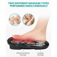 Foot Massager with Heat, 6 Rotating Heads and 40 Nodes, Black - image 2