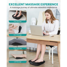 Foot Massager with Heat, 6 Rotating Heads and 40 Nodes, Black - image 5