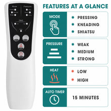 Air Compression Foot and Calf Massager with Heat, 3 Modes, Black - image 8