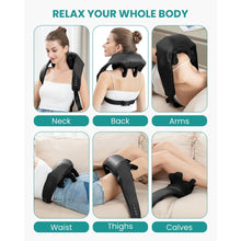 Cordless Neck and Body Massager with Heat, 6 Kneading Heads - image 2