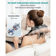 Cordless Neck and Body Massager with Heat, 6 Kneading Heads - image 3