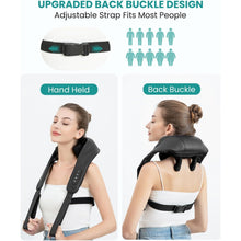Cordless Neck and Body Massager with Heat, 6 Kneading Heads - image 5