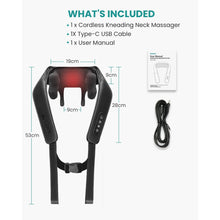 Cordless Neck and Body Massager with Heat, 6 Kneading Heads - image 7