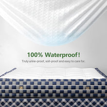 Mattress Protector, King Size 76" x 80" Waterproof Cooling Bamboo Fabric Mattress Cover, Breathable & Noiseless Bed Pad Cover with 5"-21" Deep Pocket