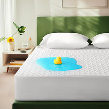 Mattress Protector, King Size 76" x 80" Waterproof Cooling Bamboo Fabric Mattress Cover, Breathable & Noiseless Bed Pad Cover with 5"-21" Deep Pocket