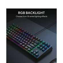AUKEY KM-G14 Mechanical Keyboard, Compact 87 Keys Gaming Keyboard with Blue Switches, RBG Light - image 3