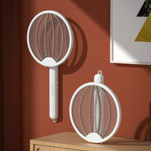 Foldable Rechargeable Electric Mosquito Swatter and Bug Zapper, White - image 7