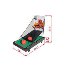 36" 2-in-1 Multi Game Table - Mini Pool & Basketball Arcade