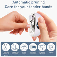 2-in-1 Electric Nail Clipper and File, 3 Speeds - image 2