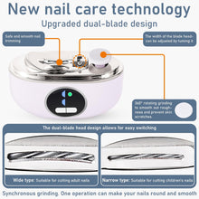 2-in-1 Electric Nail Clipper and File, 3 Speeds - image 4
