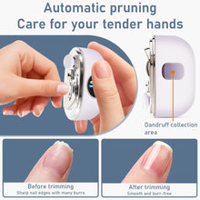 2-in-1 Electric Nail Clipper and File, 3 Speeds - image 5