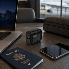 Dual-Port USB-C and USB-A Wall Charger, Black - image 8