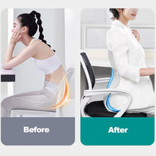 Posture Correction Chair, Back Waist Support Seat With Cushion, Lumbar Pads for Low Back Pain, Office Chairs - image 3