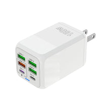 6-Port USB Wall Charger with 4 USB-A and 2 USB-C Ports, 25W PD - image 1