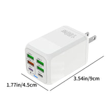 6-Port USB Wall Charger with 4 USB-A and 2 USB-C Ports, 25W PD - image 13