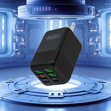 6-Port USB Wall Charger with 4 USB-A and 2 USB-C Ports, 25W PD - image 3