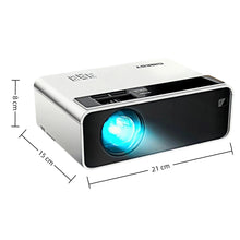 W13 1080P Full HD Projector 9500 Lux Brightness 200” Display Home Theater Mini Projector HDMI, USB, VGA, AV Compatible Works with TV Stick, Laptop, Smartphone, PS5, Xbox Model W13