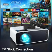 W13 1080P Full HD Projector 9500 Lux Brightness 200” Display Home Theater Mini Projector HDMI, USB, VGA, AV Compatible Works with TV Stick, Laptop, Smartphone, PS5, Xbox Model W13
