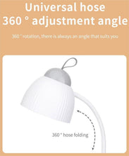 Adjustable LED Desk Lamp Rechargeable Portable Table Light with Flexible Gooseneck, Rotary Switch & Carry Hook – 20.1” Study & Reading Lamp for Bedroom, Office, Dorm