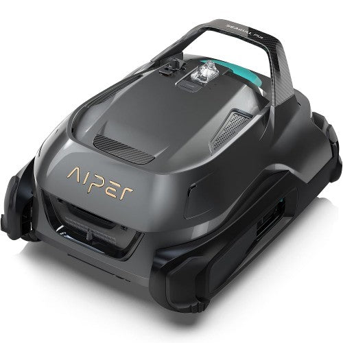 AIPER SEAGULL PLUS Cordless Pool Vacuum, Robotic Pool Cleaner with Strong Suction, LED Indicator for Above/In-Ground Flat Pools Up to 60 ft