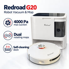 Robot Vacuum & Mop 4000Pa Suction Self-Cleaning Dock White - image 3