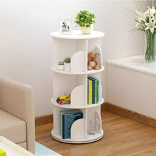 360° Rotating Stackable Storage Shelves & Bookshelf Organizer
