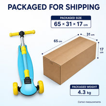 Kids 3-Wheel Kick Scooter with Adjustable Handlebar and Light-Up Wheels - image 4