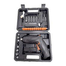 47-Piece USB Rechargeable Cordless Screwdriver Set with Case - image 1