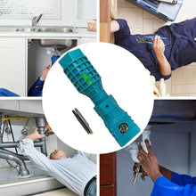 Blue 24-in-1 sink wrench tool for faucet installation - image 7