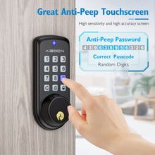 Electronic Keypad Deadbolt with Keyless Entry and Auto-Lock, Black - image 4