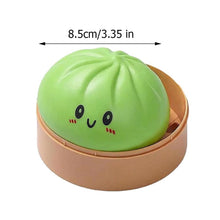 Dumpling Squishy Toy with Glitter and Steamer-Style Box, 8.5 cm - image 3