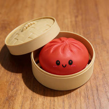 Dumpling Squishy Toy with Glitter and Steamer-Style Box, 8.5 cm - image 4