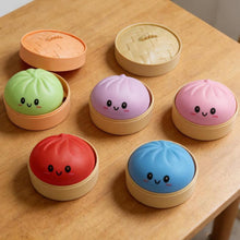 Dumpling Squishy Toy with Glitter and Steamer-Style Box, 8.5 cm - image 6