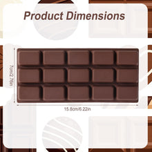 Squishy Toy Chocolate Bar, Soft Rubber Fidget Stress Toy, 6.22 in - image 1