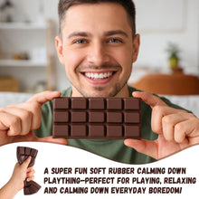 Squishy Toy Chocolate Bar, Soft Rubber Fidget Stress Toy, 6.22 in - image 6