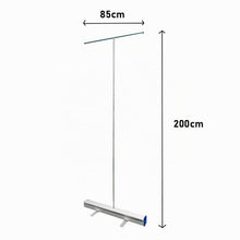 Roll Up Banner Stand, 85 x 200 cm Retractable Display with Bag - image 2