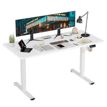 Electric Standing Desk, 160 x 70 cm Steel Adjustable Height Desk, Quick Assembly, Ultra-Quiet Motor - SM22F-05R-1670 - image 2