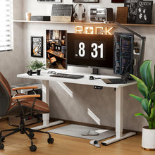 Electric Standing Desk, 160 x 70 cm Steel Adjustable Height Desk, Quick Assembly, Ultra-Quiet Motor - SM22F-05R-1670 - image 8