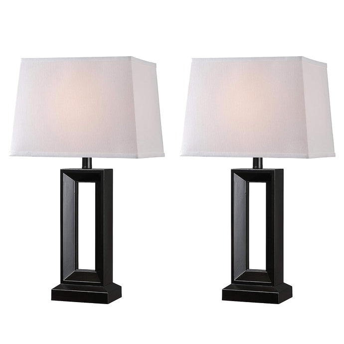 HOME 2-Pack Table Lamp, Modern Lamp with 3 Adjustable Light Settings for Home, Bedroom, Office - KH11915