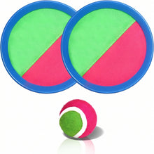 Toss and Catch Ball Set Hand Straps 19 cm Outdoor Family Game - image 1