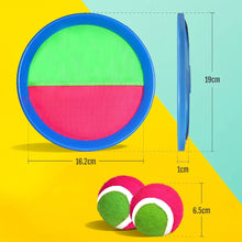 Toss and Catch Ball Set Hand Straps 19 cm Outdoor Family Game - image 2