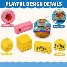 Food-Themed Slow-Rising Squishy Toys, 4-Piece Fidget Set, Ages 3+ - image 6