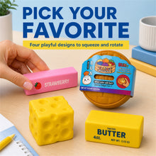 Food-Themed Slow-Rising Squishy Toys, 4-Piece Fidget Set, Ages 3+ - image 8
