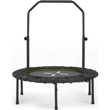 40” Rebounder Trampoline for Adults with Adjustable Handle, Quiet Bungee Cord Mini Fitness Trampoline, 330 lb Capacity, Foldable Indoor Cardio & Home Workout