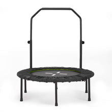 48" Rebounder Trampoline for Adults – Adjustable Handle, Quiet Bungee, Foldable Steel Frame